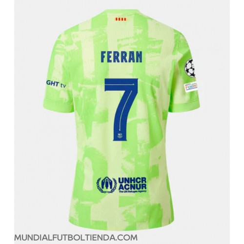 Camiseta Barcelona Ferran Torres #7 Tercera Equipación Replica 2024-25 mangas cortas